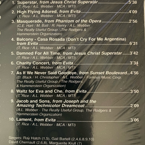 NEW sealed The Best of Andrew Lloyd Webber 4 CD Box Set - Picture 8 of 8